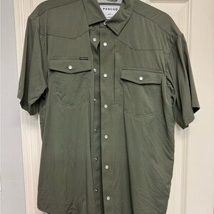 Poncho Western - S Regular - Green